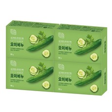 자연미인 오이비누 오이향, 90g, 4개입