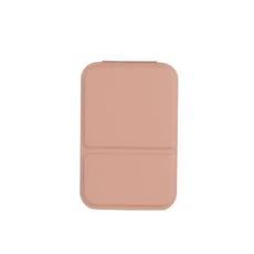 호환 돋보기 스탠드 Pu 데스크탑 스탠드 거울 솔리드 컬러 접이식 접이식 화장 거울 경량 섬세한 화장대, 05 Pink