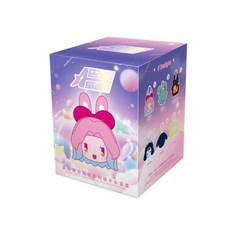 KILA MILA Anime Allien 무대 라운드 플러시 키체인 Mizi Sua Till Ivan Luka 공식 블라인드 박스 펜던트 선물 랜덤 1개