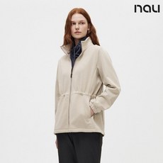 나우 1NUJKW4503_LE W텐셀본딩하이넥자켓 L.BEIGE