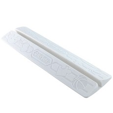 艾爾發寵物 BabySafe 扁管寵物門欄 專屬配件, 1個, 防踢腳踏板 - 白色, 白色