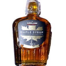 Kirkland Signature 메이플 시럽 캐나다산 학년 A 골든 컬러 섬세한 맛 740ml