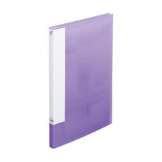 LIHIT LAB 리히트랩 CUBE FIZZ 클리어북 사이드벤츠 A4 A3 퍼플 N6004-10, パープル, 1개
