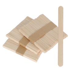 일회용 나무스틱 50입 아이스크림 디저트 하드 막대 커피스틱 왁싱막대, 1개, 50개입