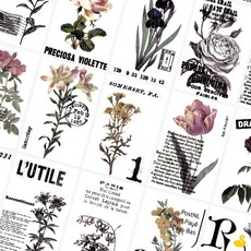 GOS 다꾸배경지 다이어리배경지 꽃 황산지노트