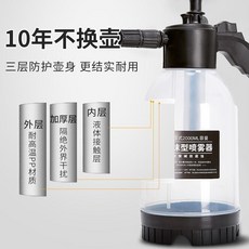 洗車泡沫噴壺器 高壓髮泡工具噴霧壺 QOMCGT01A, 洗車噴壺2L陞級款【加厚加壓】+