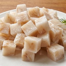 [푸른드리] 99.9% 가시제거되어 입편한 네모가자미살 3kg 미국산 전 까스 국 강정, 1개, 큐브형 8-9g 내외