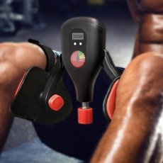 레이즌 허벅지운동기구 남여공용 케겔운동기구 35kg 장력조절 카운드 가능, 블랙