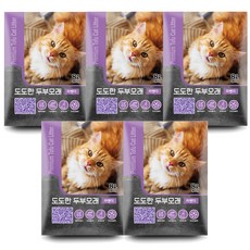 테비 도도한 두부 고양이모래, 라벤더, 5개, 8L