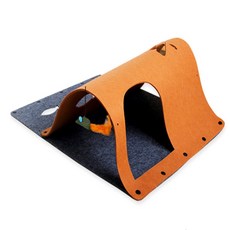 고양이 놀이 펠트형 캣터널 장난감 고양이휴식공간, 1개