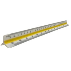 건축 삼각 눈금자 랜덤색상 단품 30cm 32x2.5 현장 제도 도안 고배율, 1개