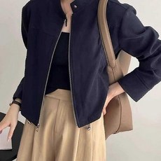 간절기 차이나 카라 출근 룩 가을 여성 자켓 라이더