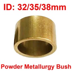다공성 베어링 분말 야금 오일 브론즈 부시 가이드 슬리브 ID 32 35 38 mm 정밀 구리 베이스 1개