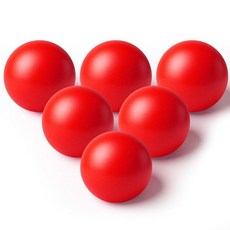 Jenaai 6팩 롤 레크리에이션 볼 6.1cm2.48인치 가족 룸용 사다리 던지기 아케이드 토스용 야외 마당 교체 공 레드 2994863, Jenaai 6팩 롤 레크리에이션 볼 6.1cm2.48