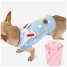 사땨 토끼 후드티셔츠 블루 S~XL 애견후드티 강아지옷 강아지패션, S