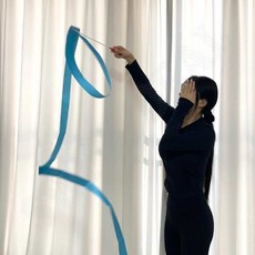 리듬체조 리본 4m 스카이