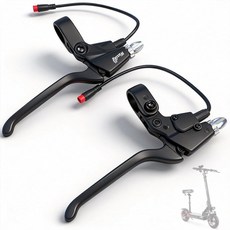 GLDYTIMES Kugoo M4/M4 프로 스쿠터 핸들바 알루미늄 합금 왼쪽 오른쪽 브레이크 레버 방수 교체 핸들 453222, GLDYTIMES Kugoo M4/M4 프로 스쿠터 핸