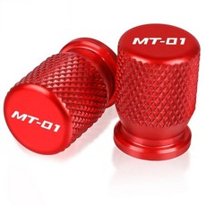오토바이 타이어 밸브 에어 포트 스템 커버 캡, 1개, 4. Red MT01 LOGO