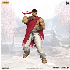 [출시] 52TOYS 라이트닝 댄스 시리즈 스트리트파이터 6 RYU 류 1/12 액션 피규어, 스트리트파이터 6 류, 1개