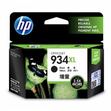 HP 原廠 934XL 黑色高印量墨水匣，適用於 OfficeJet Pro 6230e/6830e/6835e，提供卓越列印品質與高效率。, 1個