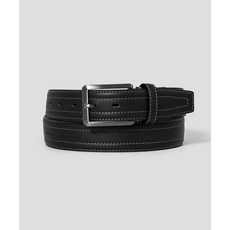 빈폴 빈폴ACCESSORY 가죽 로고엠보 사각 버클 벨트 - 블랙 BE5182M235 459471, 검정색, F