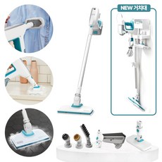 블랙앤데커 스팀다리미 겸용 스팀청소기, BHSM15FX09, 화이트