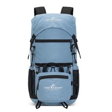 사이클링 클라이밍 스키를 위한 30L 경량 하이킹 백팩 야외 스포츠 방수 여행 가방 데이팩 (카키), 라이트 블루