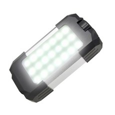 테크진 LED 충전식 휴대용 캠핑 랜턴 10400mAh, 블랙, 1개