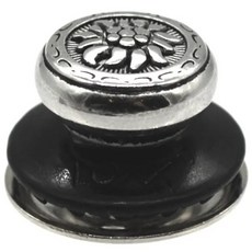 LOXX 德製 吉他 貝斯 安全背帶釦 LOXX-E-EDLEWEISS 黑色雪絨花, 1個