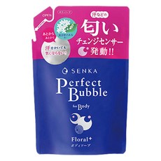 SENKA 專科 完美泡沫身體潔膚露 花香Plus 補充包, 1個, 350ml