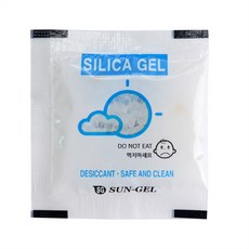 [PET 비닐] 식품용 실리카겔 제습제 습기제거제, 100개