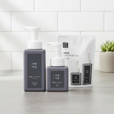 아빠마음 핸드워시 버블 손세정제 3종세트 버블클렌저 피부보호 감염예방 청결용품