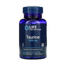 라이프익스텐션 타우린 1 000mg 90캡슐, 1개, 90정