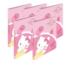 드림산업 헬로키티 클리어화일 A4 40매, ALL PINK, 15개