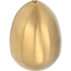 뚜껑이 있는 달걀 모양의 시나몬 코코아 파우더 셰이커 - 설탕 소금 및 향신료, Gold, 1개, 1개입