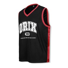 드릭스 DRIX 바스켓볼 메시 저지 사이드 패널 슬리브리스블랙 198709