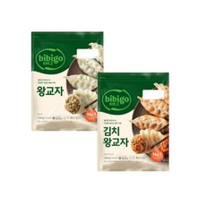 CJ 비비고 왕교자만두1050g+김치왕교자1050g, 1.05kg, 1세트