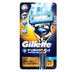 질레트 프로쉴드 칠 면도기 2UP(본체+날2입) 1개