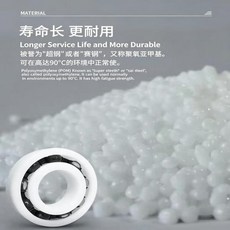 방수 플라스틱 베어링 나일론+폴리옥시메틸렌 소재 모델 POM 6200, 01 중국, 01 (POM)6203 17x40x12mm, 02 1Pcs