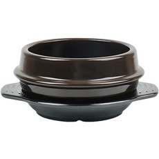 진뚝배기 직화찌개솥 해장기A 2호 + 멜라민 받침 세트, 14cm, 1세트