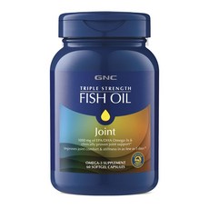 GNC 健安喜 三倍濃縮魚油Omega 3 1000mg軟膠囊, 1個, 60入