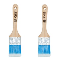 우기상점 아크릴 평 페인트붓, 2개