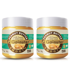 제이넛터 무가당 100% 땅콩버터 스무스, 2개, 170g
