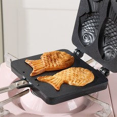 붕어빵틀 2구 붕어빵 만들기 팬 세트 키트 가정용 카페, 1개