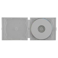 무인 양품 폴리프로필렌 CD・DVD 케이스 반투명 약 W145×D125×H18mm 6장용 NCA01A6S, 1개, 상세페이지 참조
