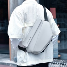 嚴選機能包男斜挎包包潮流日韓男款高級感休閑包百搭背包男士男包休閒包日常百搭通勤包旅行包上班族必備包包戶外包包, 火山灰大號—可容下12.9寸ipad,12寸