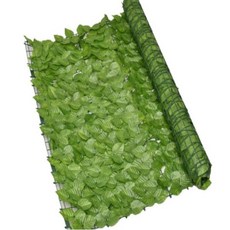 인조식물 대형 울타리 녹색 정원 장식 거실 인테리어 가짜 나무 조화식물, 다크 그린 당근 잎 1.5m x 3m