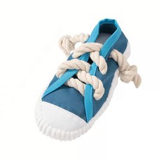 狗狗發聲玩具仿真帆布鞋 狗狗解悶神器, 藍色, 3個