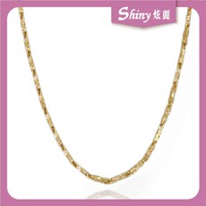 【炫麗】12K金 K金項鍊 12K金刻花項鍊 48CM 刻花鍊 0627