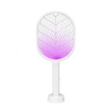 滅蚊器充電式家用二合一滅蚊燈綠葉電蚊拍滅蚊拍USB禮品, 12*42*5cm